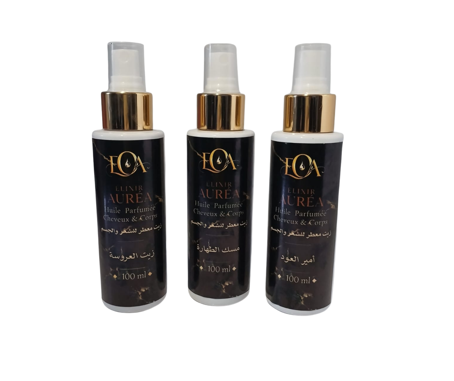 Huile naturelle sèche parfumée 