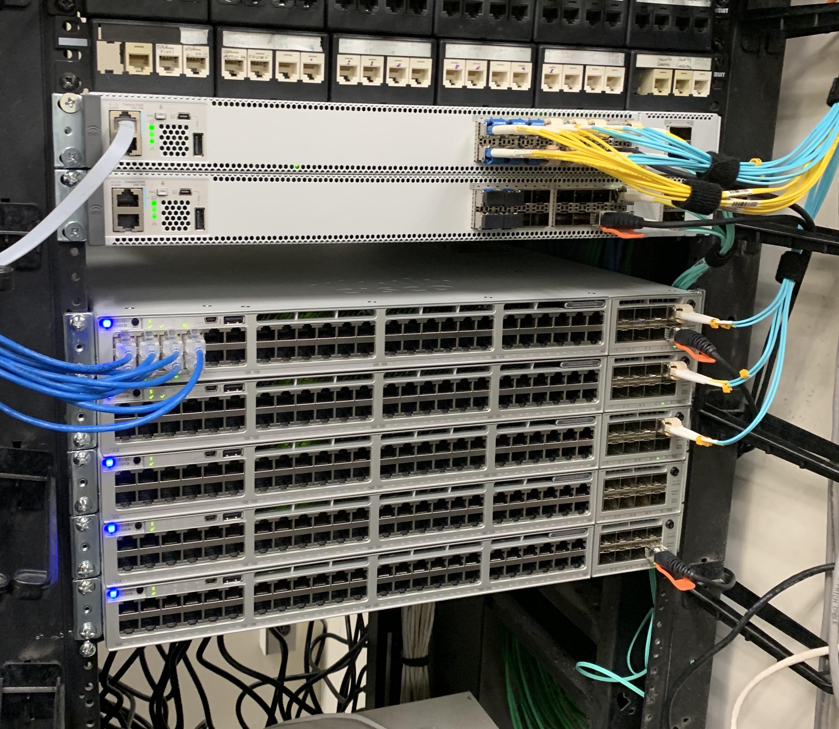 Installation des Serveurs et des Switches